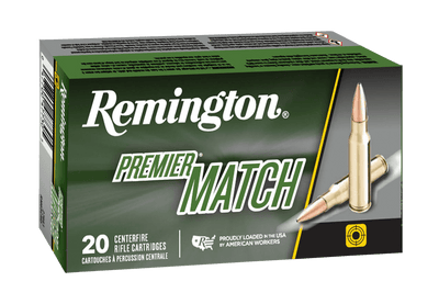 Remington Ammunition Remington Premier Match Rifle Ammo 224 Valkyrie 90 Gr. Matchking Bthp 20 Rd. Ammo