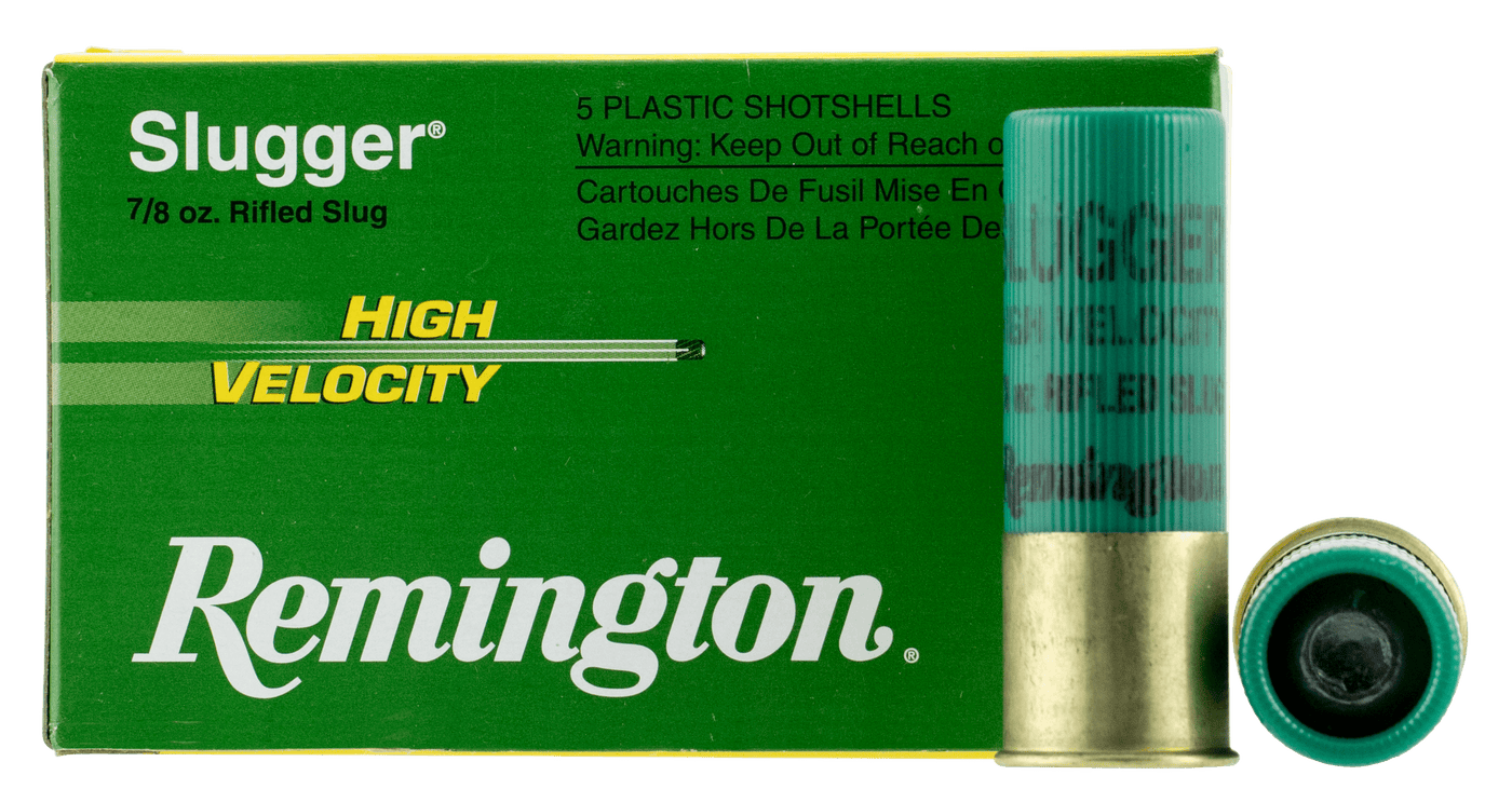 Remington Ammunition Remington Slugger High Velocity Rifled Slug Loads 12 Ga. 2.75 In 7/8 Oz. 5 Rd. Ammo