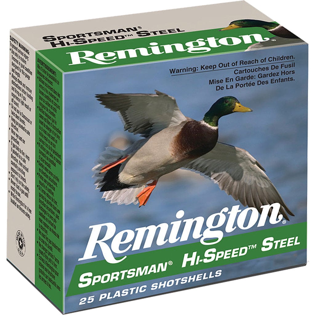 Remington Ammunition Remington Sportsman Hi-speed Steel Loads 12 Ga. 3 In. 1 1/8 Oz. 2 Shot 25 Rd. Ammo