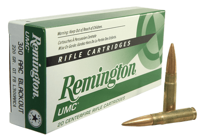 Remington Ammunition Remington Umc Centerfire Rifle Ammo 300 Aac Blackout 220 Gr. Otfb 20 Rd. Ammo