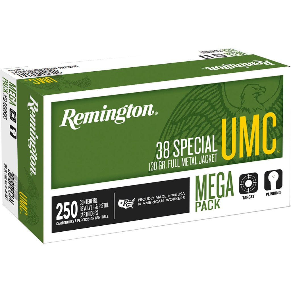 Remington Ammunition Remington Umc Handgun Ammo 38 Spl 130 Gr. Fmj 250 Rd. Ammo