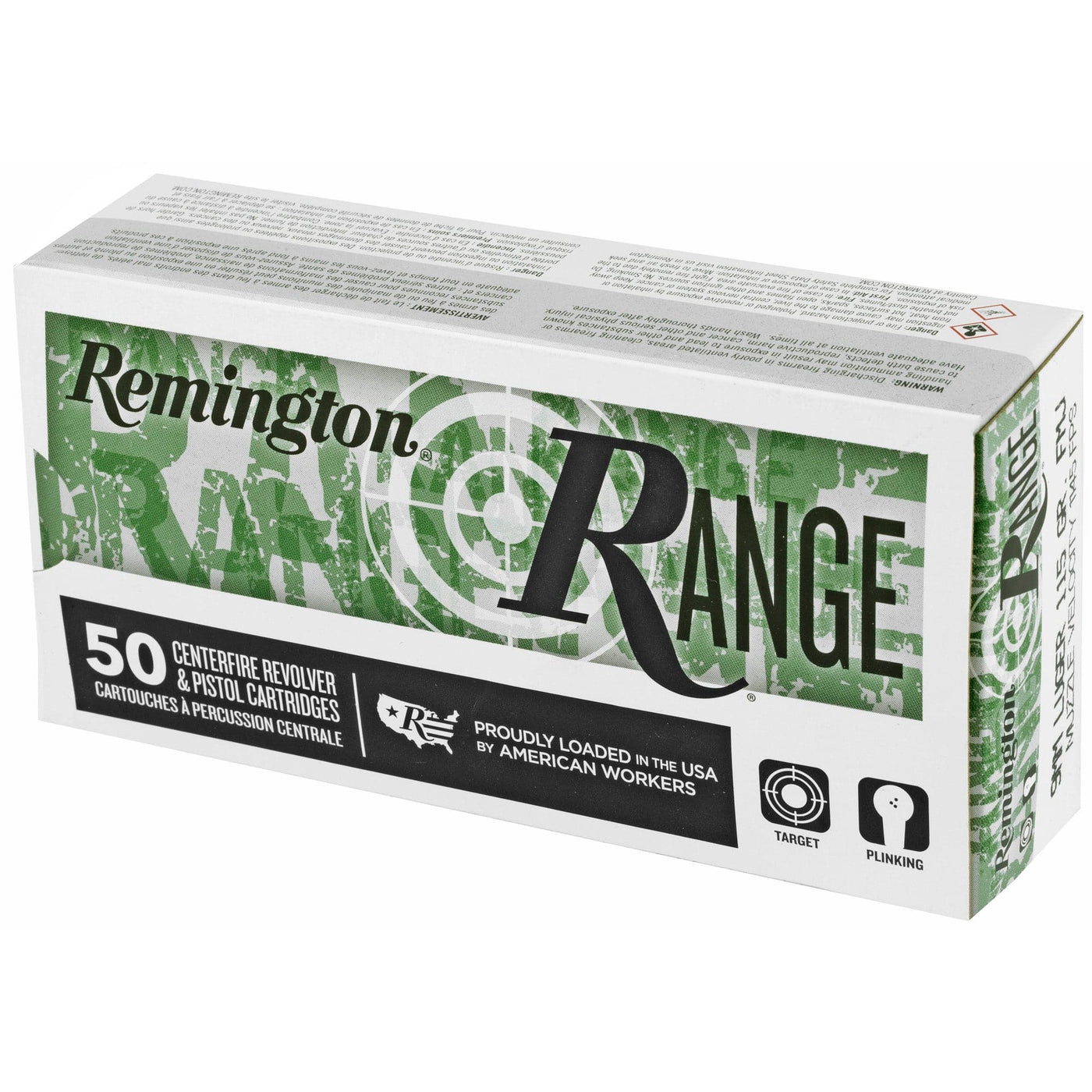 Remington Rem Range 9mm 115gr Fmj 50/500 Ammunition
