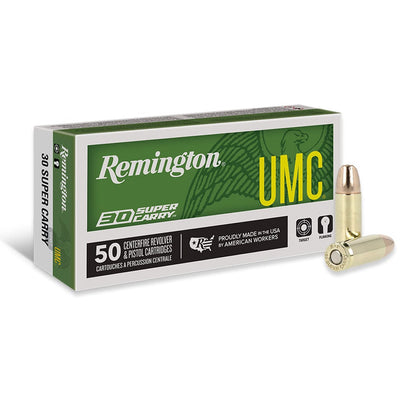 Remington Remington Umc Handgun Ammo 30 Super Carry 100 Gr. Fmj 50 Rd. Ammo