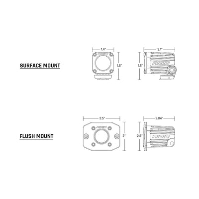 RIGID Industries RIGID Industries Ignite Surface Mount Spot - Single - Black Lighting