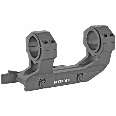 RITON OPTICS Riton Quick Detach Scope Mount - For 30mm And 1" Tube Black< Optics Accessories