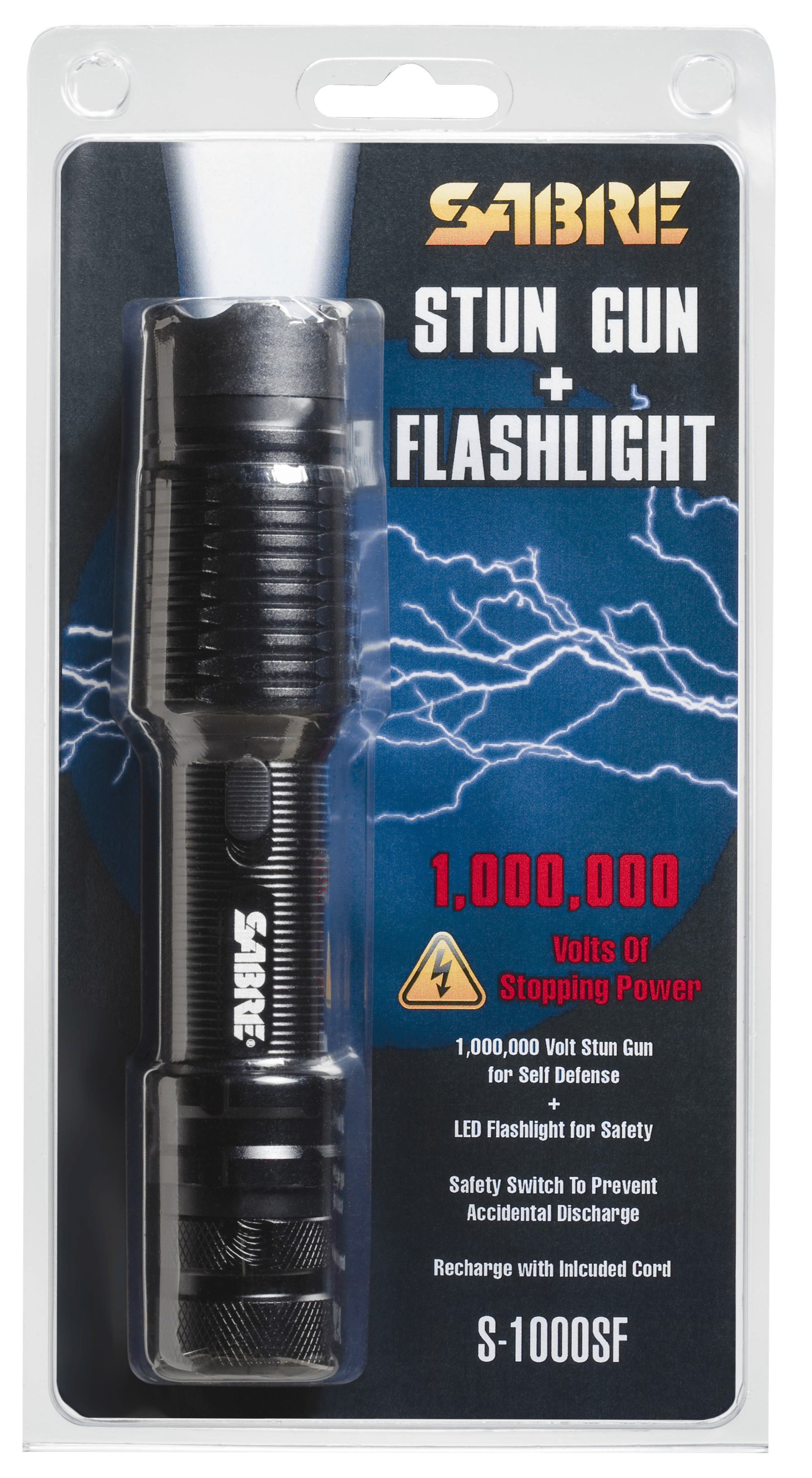 Sabre Tactical Stun Gun 1.139 Uc With Led Flashlight – Texas Fowlers