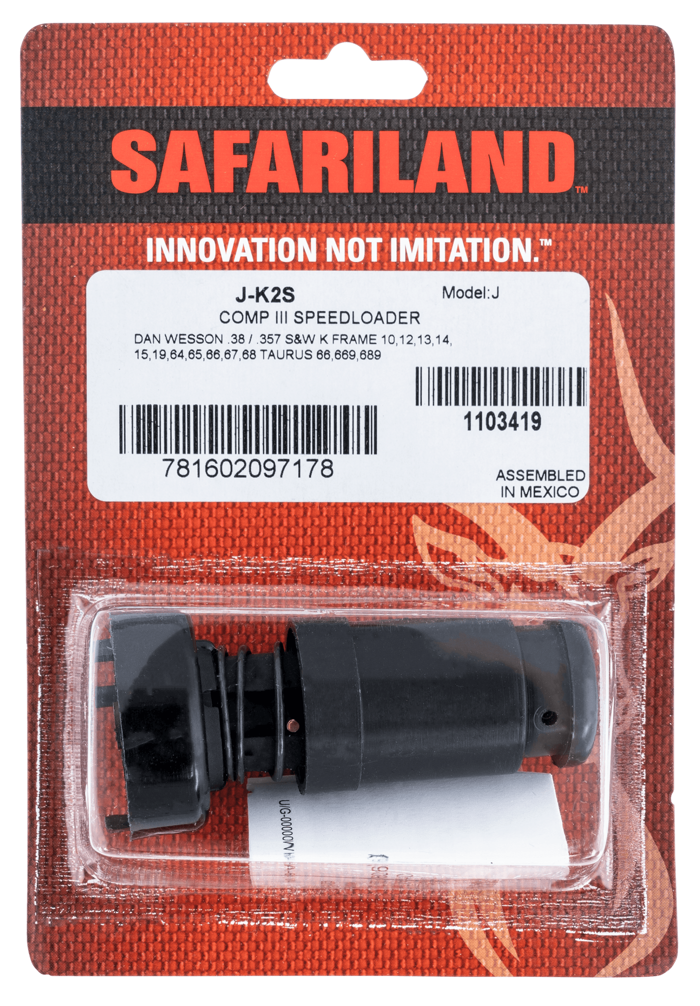 Safariland Sl J-k2s Comp Iii Spd Ldr S&w K-frm Firearm Accessories