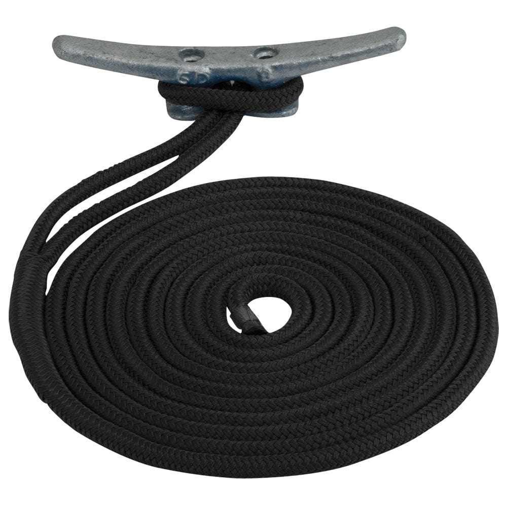 Sea-Dog Sea-Dog Double Braided Nylon Dock Line - 5/8" x 20' - Black Anchoring & Docking