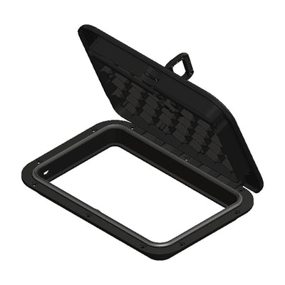 Sea-Dog Sea-Dog Triple Lock Rectangular Marine Hatch - 10" x 14" - Black Marine Hardware