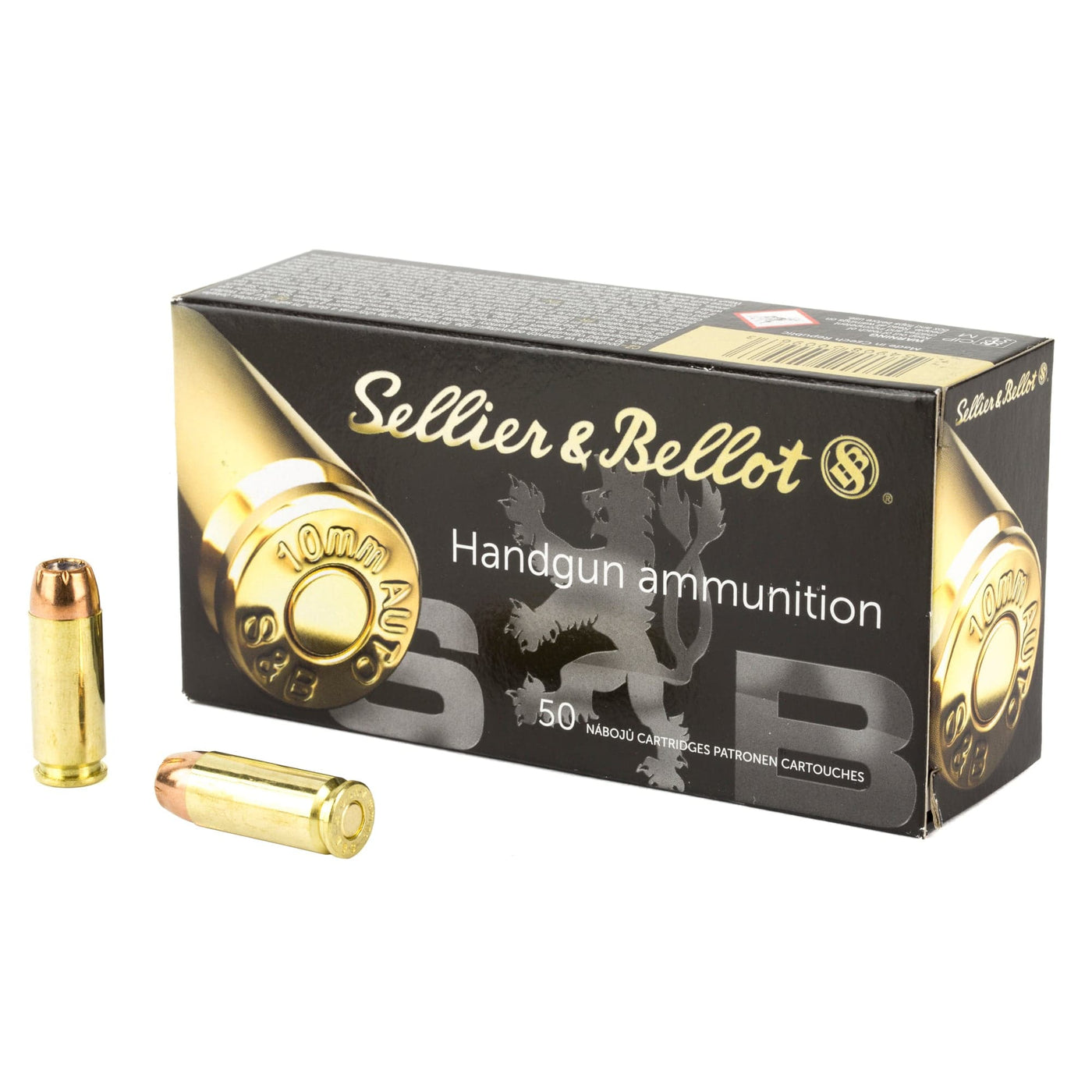 Sellier & Bellot S&b 10mm 180gr Jhp 50/1000 Ammo