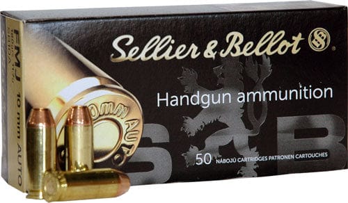 Sellier & Bellot S&b 10mm Auto 180gr Fmj - 50rd 20bx/cs Ammo
