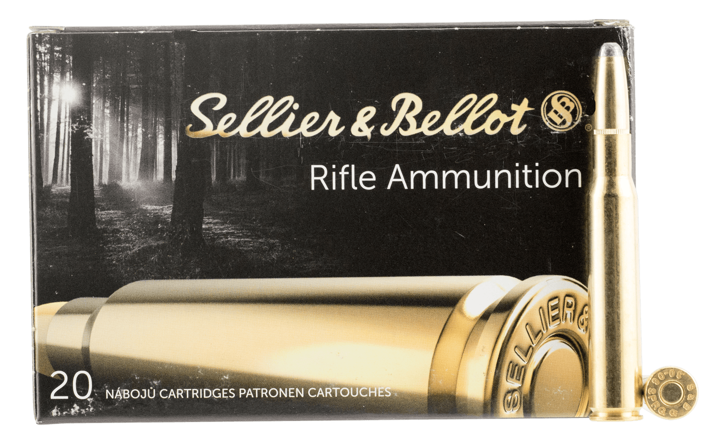 Sellier & Bellot S&b 30-06 Springfield 180gr - 20rd 20bx/cs Jsp Ammo