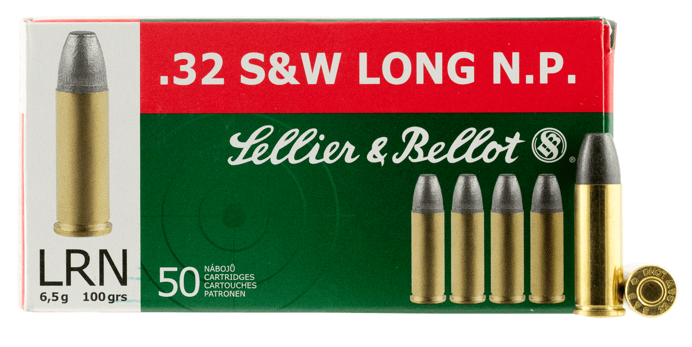 Sellier & Bellot S&b 32 Sw Long 100gr Lrn - 50rd 30bx/cs Ammo