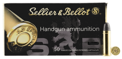 Sellier & Bellot S&b 38 Special 158gr Lrn - 50rd 20bx/cs Ammo