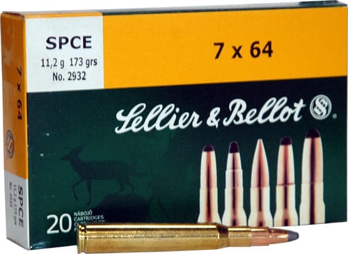 Sellier & Bellot S&b 7mm Remington Magnum - 20rd 20bx/cs 173gr Spce Ammo