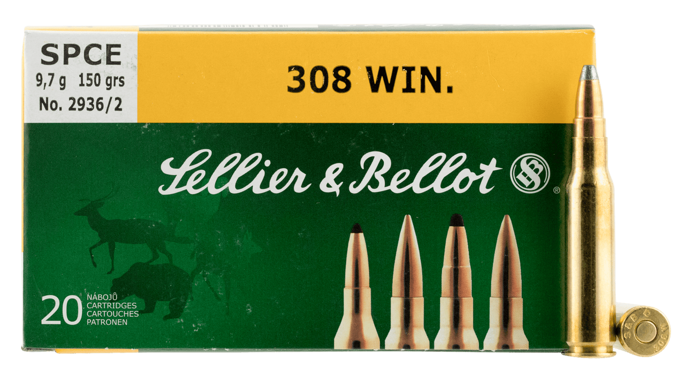 Sellier & Bellot Sellier & Bellot Rifle, S&b Sb308b         308win  180 Fmj           20/25 Ammo