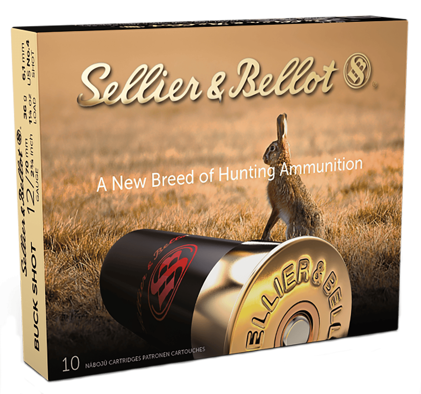 Sellier & Bellot Sellier & Bellot Shotgun, S&b Sb12bsd        12ga 2.75  4b 27pel       10/25 Ammo