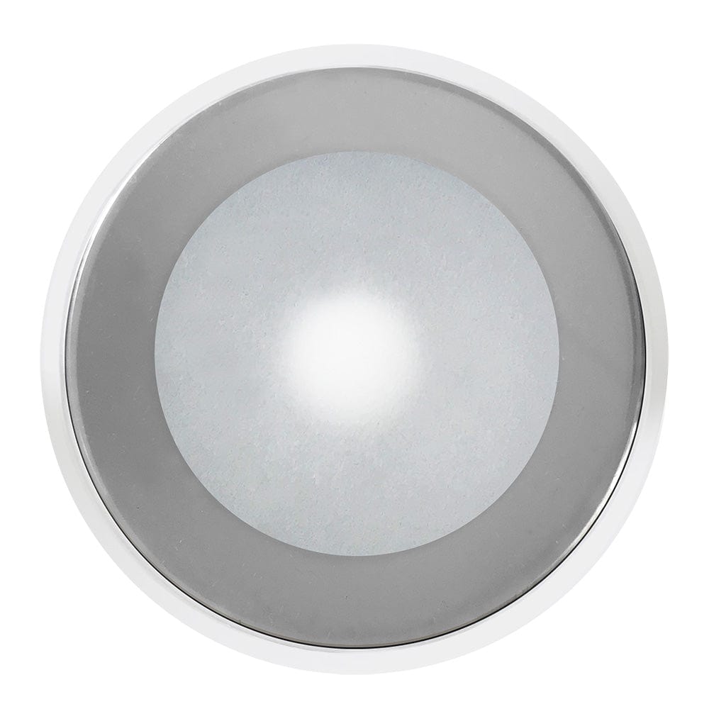 Shadow-Caster LED Lighting Shadow-Caster DLX Series Down Light - White Housing - RGB - Chrome Bezel Lighting