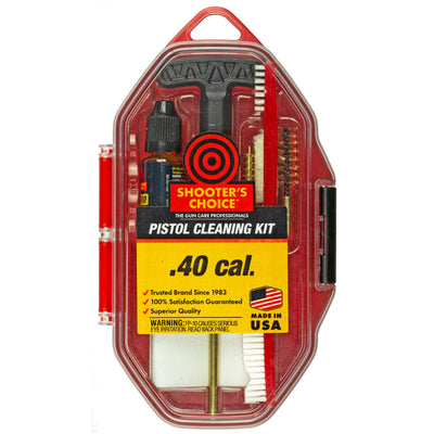 Shooters Choice Shooters Choice 40 Cal Pistol - Cleaning Kit Gun Care