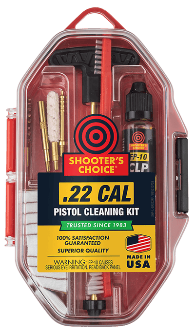 Shooters Choice Shooters Choice Cleaning Kit, Shf  Srs-22p    22 Pistol Gun Cleaning Kit Gun Care