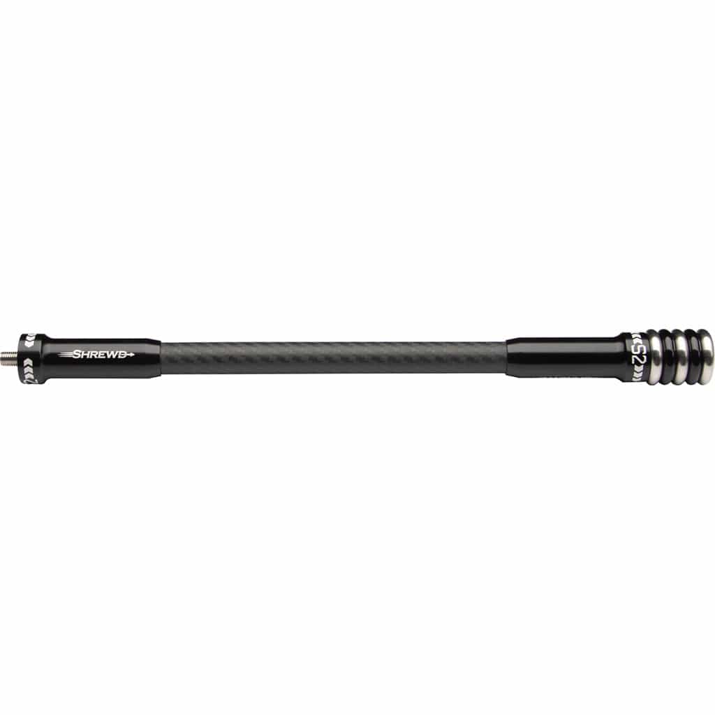 Shrewd Archery Shrewd S2 Stabilizer Matte Black 10 In. Stabilizers