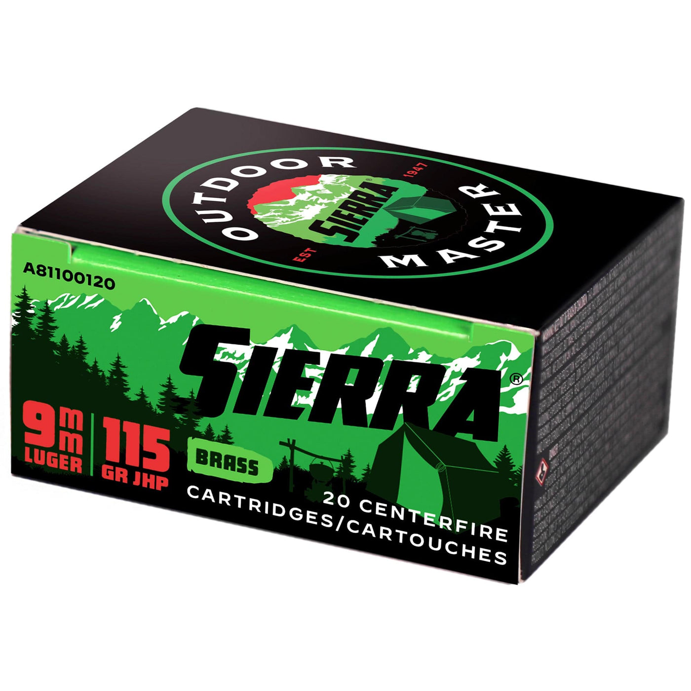 Sierra Bullets Sierra Outdoor Master Handgun Ammo 40 S&w 180 Gr. Jhp 20 Rd. Ammunition