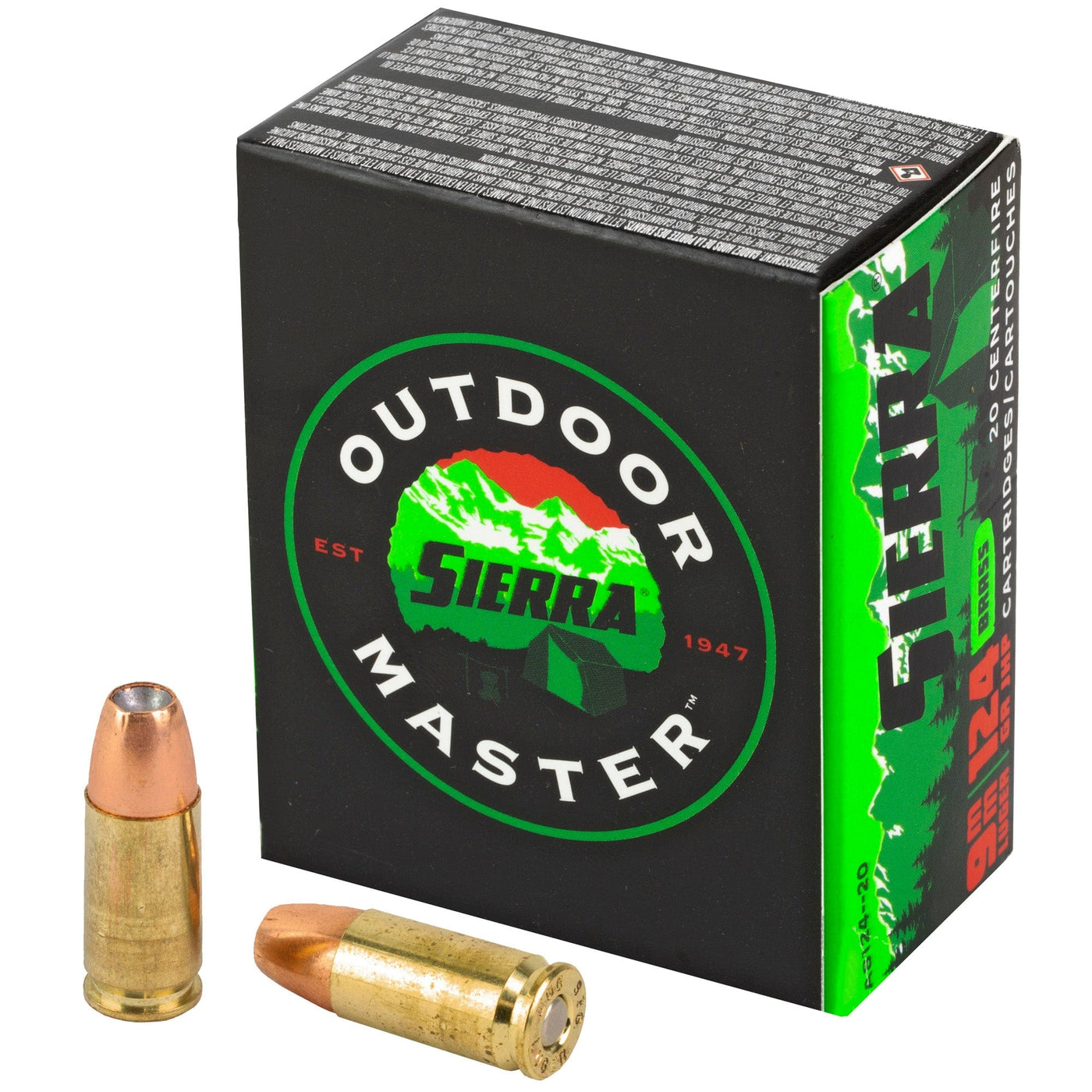 Sierra Bullets Sierra Outdoor Master Handgun Ammo 40 S&w 180 Gr. Jhp 20 Rd. Ammunition