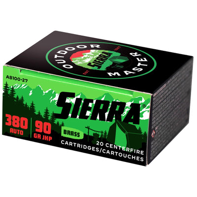 Sierra Bullets Sierra Outdoor Master Handgun Ammo 40 S&w 180 Gr. Jhp 20 Rd. Ammunition