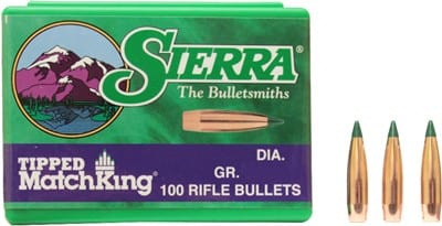 Sierra Sierra Bullets 6.5mm .264 - 130gr Match Tmk 100ct Reloading