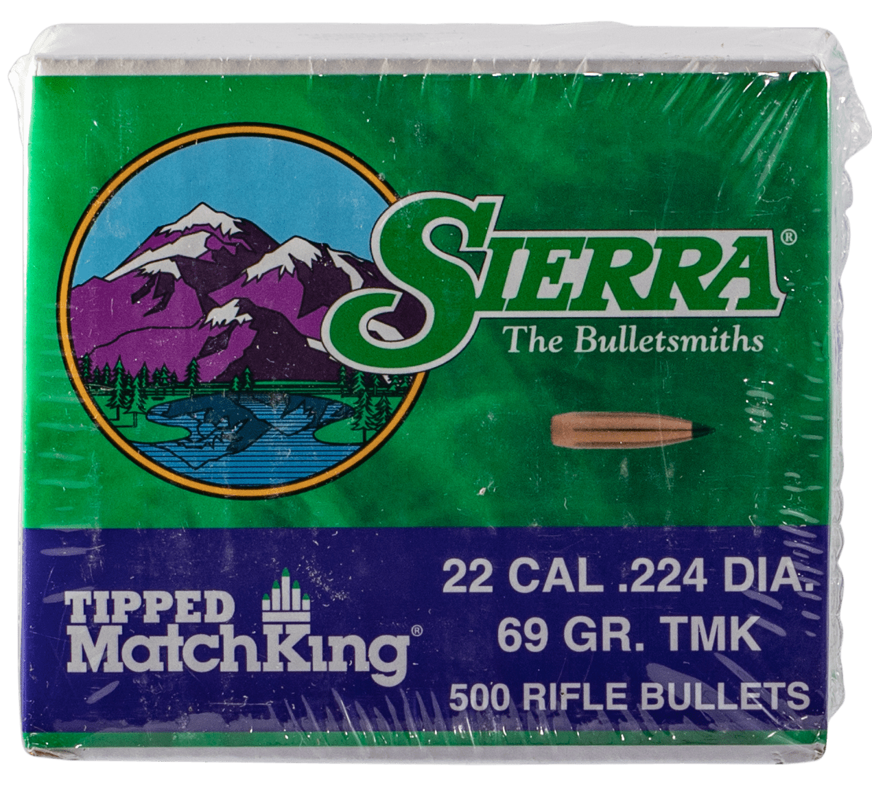 Sierra Sierra Tipped Matchking, Sierra 7169c .224  69 Tipped Mk                500 Reloading