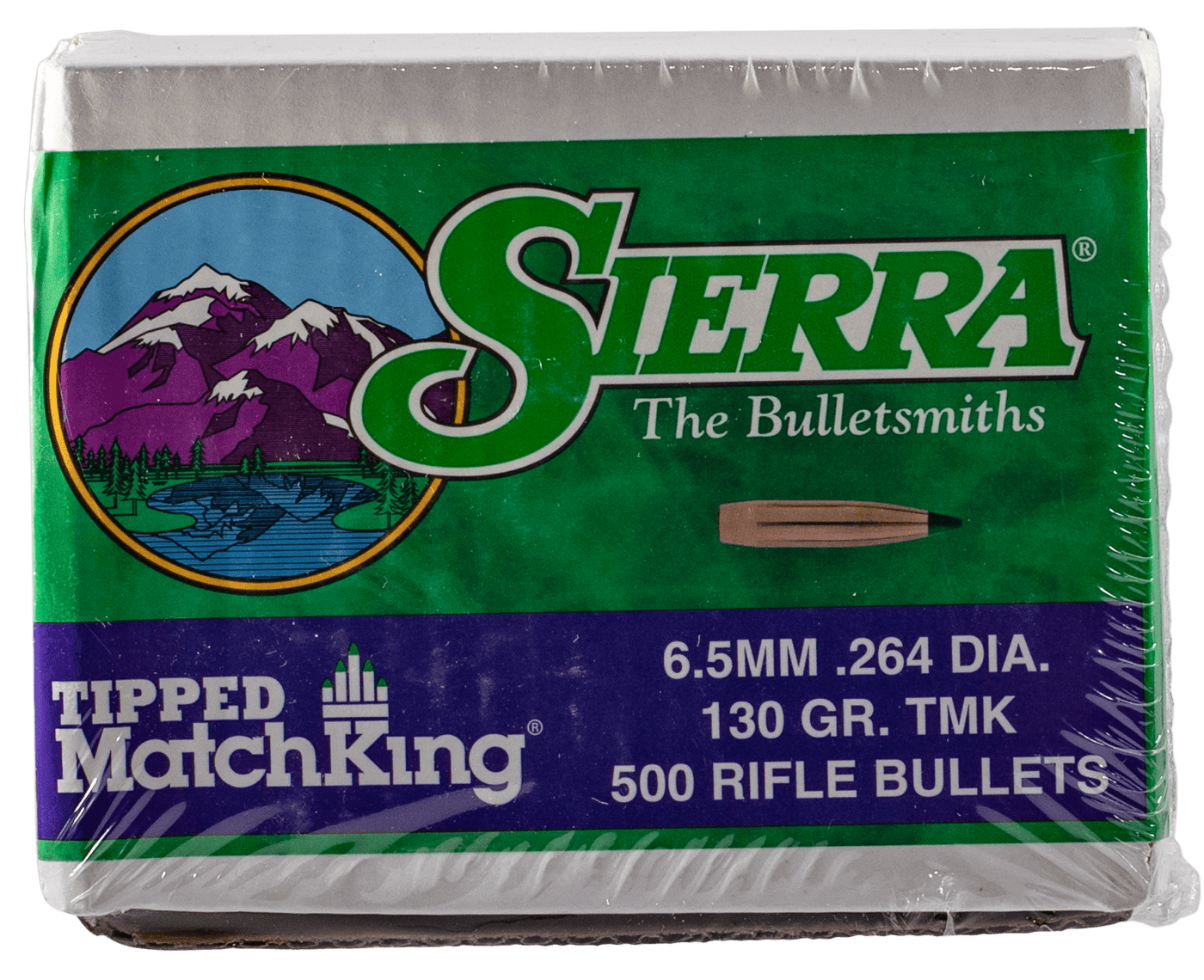 Sierra Sierra Tipped Matchking, Sierra 7430c .264 130 Tipped Mk                500 Reloading