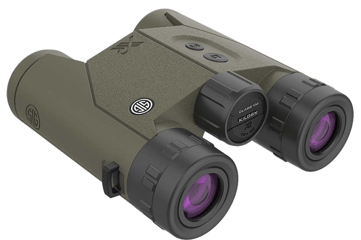 Sig Sauer Electro-Optics Sig Sauer Kilo6k Hd Rangefinding Binoculars 10x32mm Bdx Green Optics