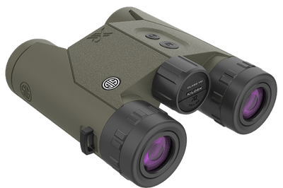 Sig Sauer Electro-Optics Sig Sauer Kilo6k Hd Rangefinding Binoculars 10x32mm Bdx Green Optics