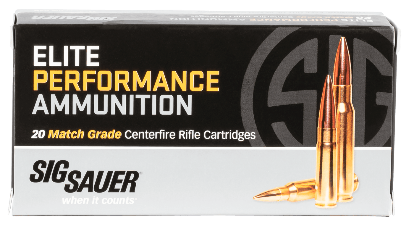 Sig Sauer Sig Sauer Elite Match Grade Performance Rifle Ammo 308 Win. 175 Gr. Otm 20 Rd. Ammo