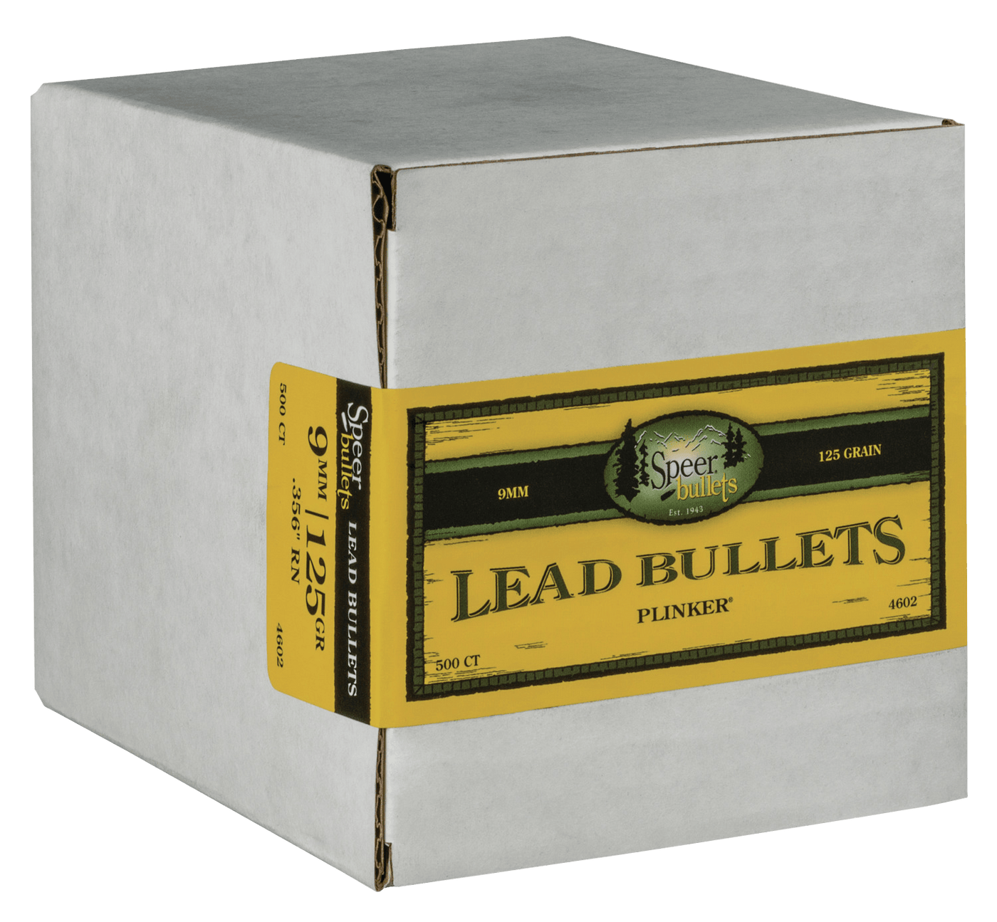 Speer Ammo Speer Ammo Handgun, Speer 4602      Bull .356 125 Rn Lead          500 Reloading