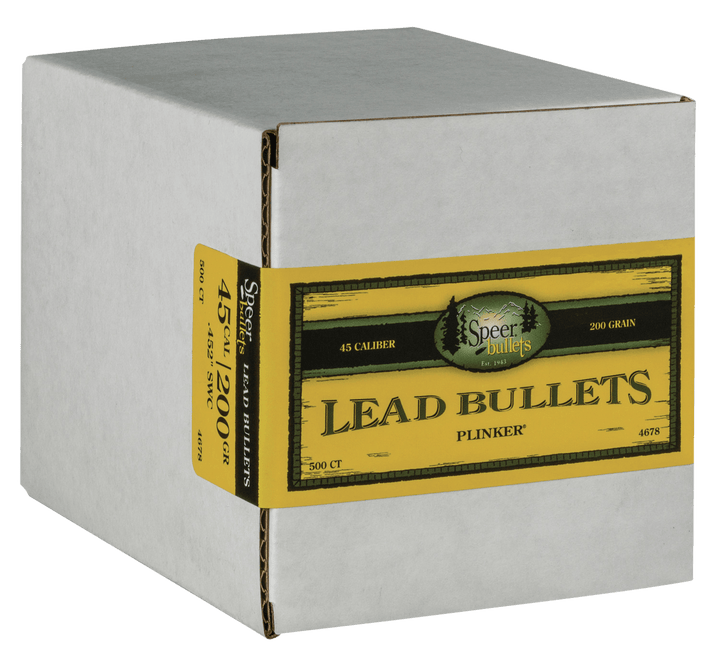 Speer Ammo Speer Ammo Handgun, Speer 4678      Bull .452 200 Lswc             500 Reloading