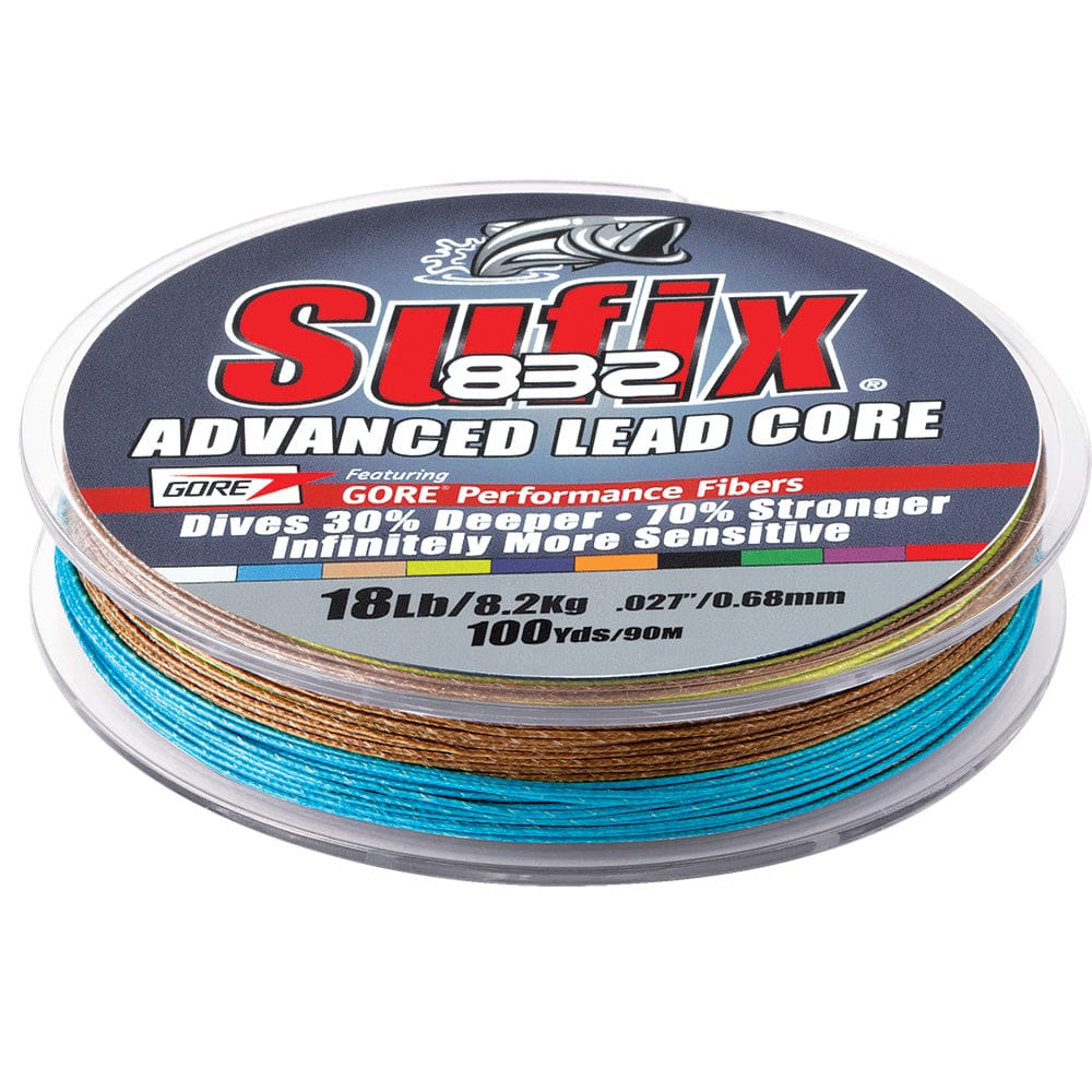 Sufix Sufix 832 Advanced Lead Core - 18lb - 10-Color Metered - 100 yds Hunting & Fishing