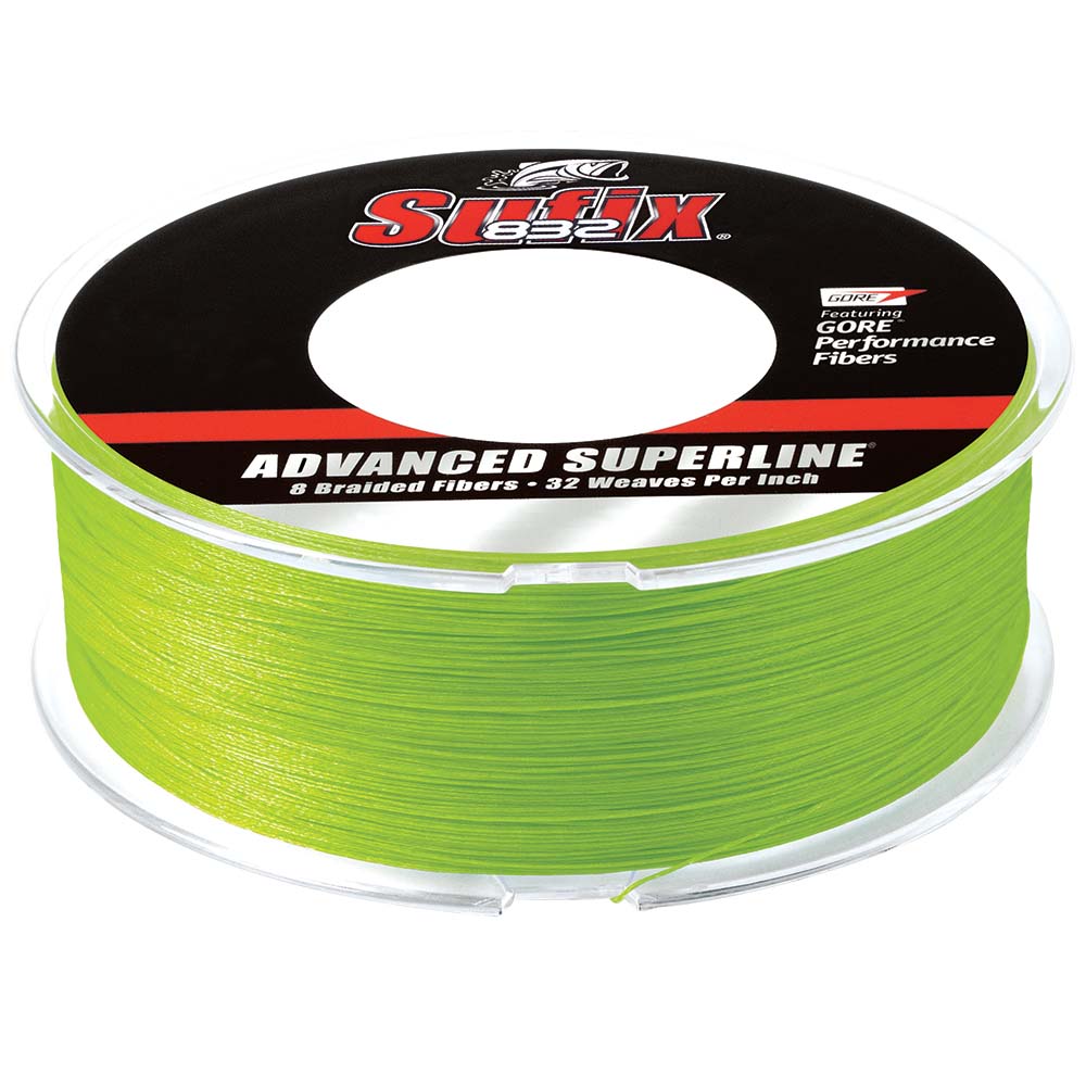 Sufix Sufix 832® Advanced Superline® Braid - 10lb - Neon Lime - 600 yds Hunting & Fishing