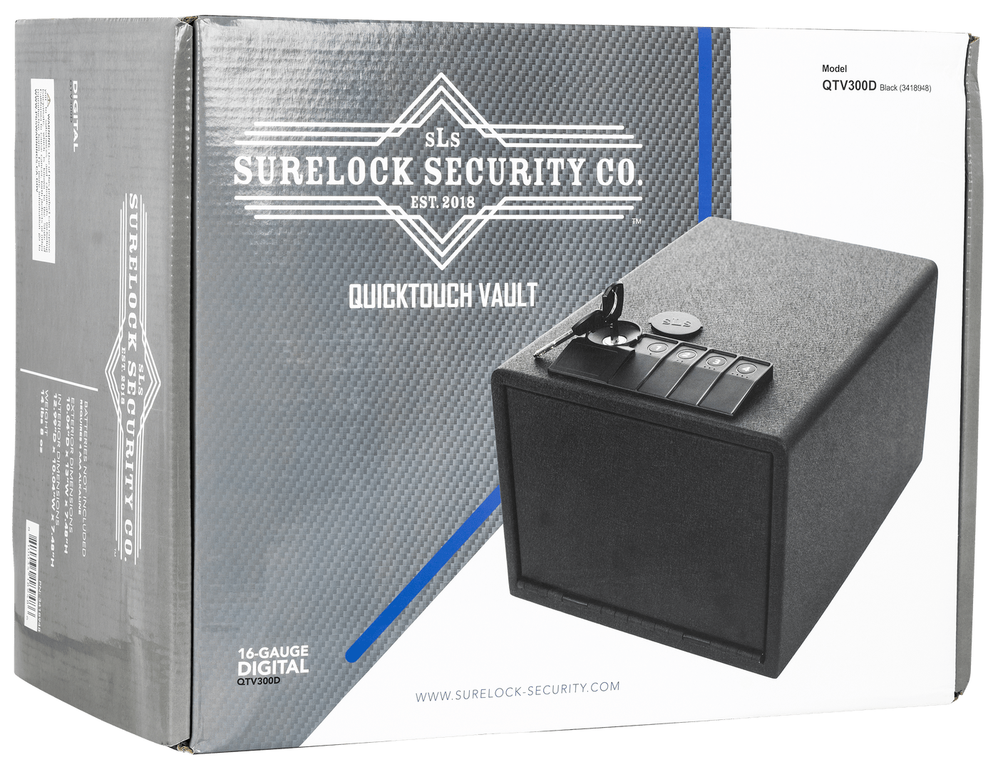 SURELOCK (DANSONS US LLC) Surelock (dansons Us Llc) Quicktouch, Surelock 3418948 Quicktouch Vault-model 300 Dig Firearm Accessories
