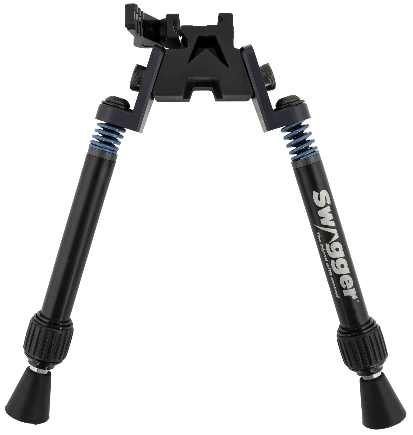 SWAGGER LLC Swagger Shooter Flex To Rigid Bipod Black 6-10.5 In. Firearm Accessories