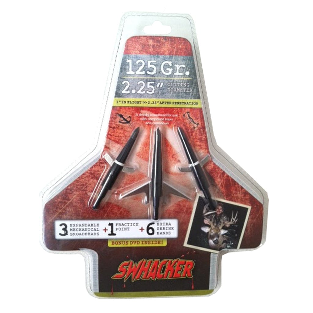 Swhacker Swhacker 2 Blade Broadheads 125 Gr. 2.25in. 3 Pk. Archery Accessories