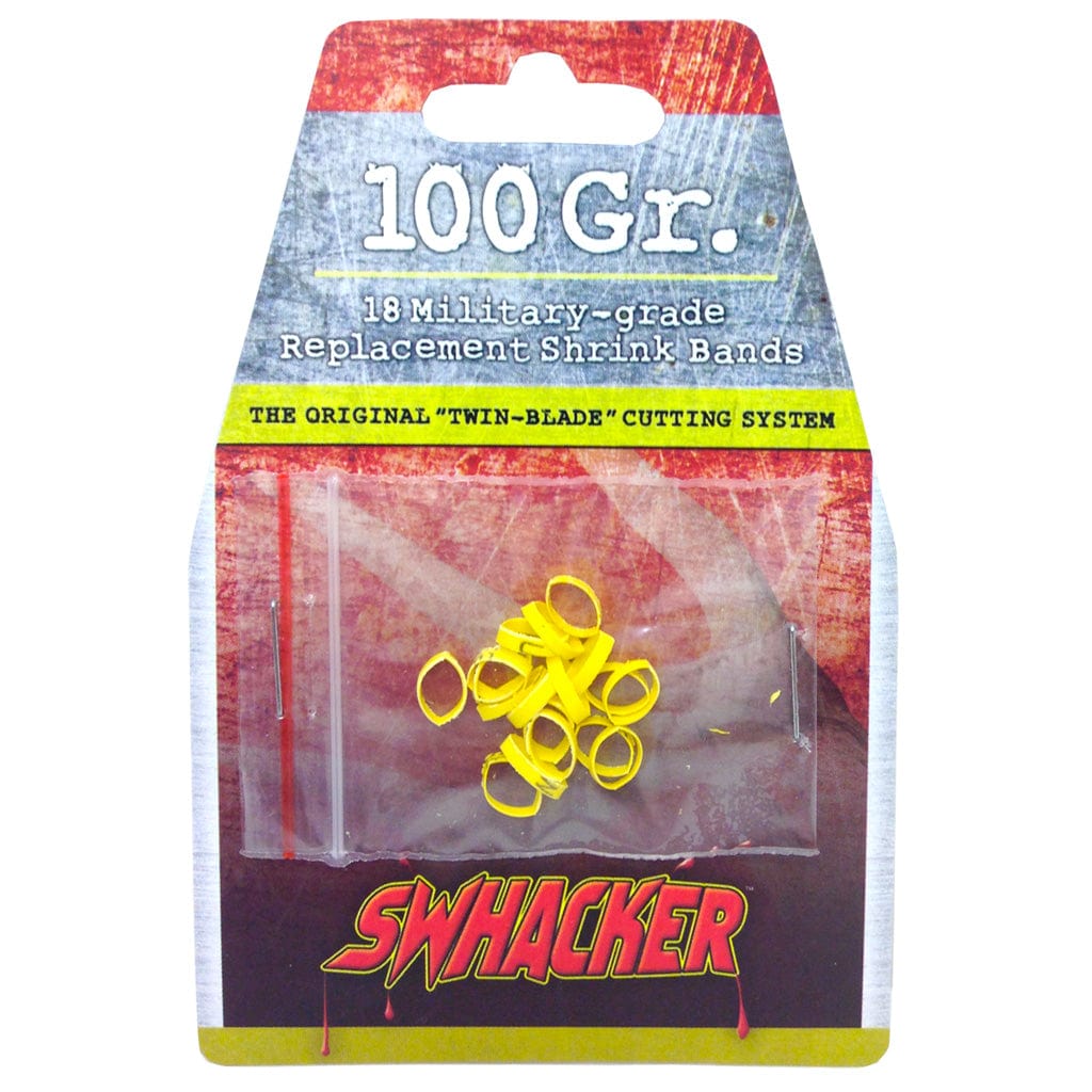 Swhacker Swhacker Replacement Bands 2 Blade 100 Gr. 18 Pk. Archery Accessories