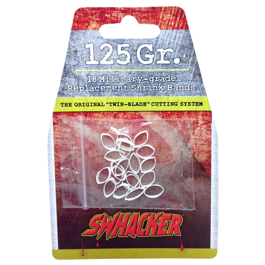 Swhacker Swhacker Replacement Bands 2 Blade 125 Gr. 18 Pk. Archery Accessories
