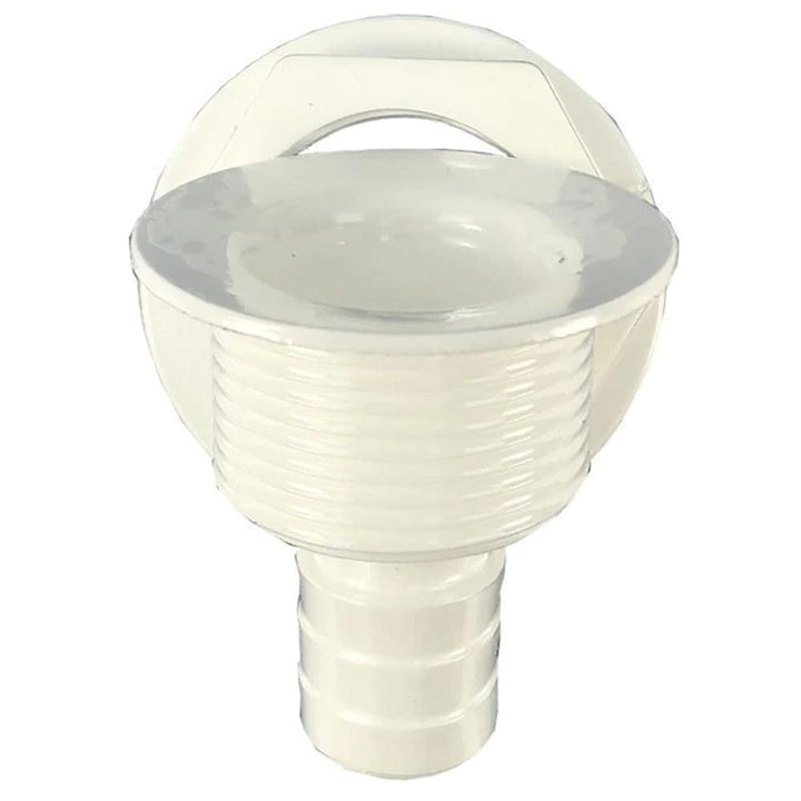 T-H Marine Supplies T-H Marine Straight Barbed All-Purpose Drain - White Marine Plumbing & Ventilation