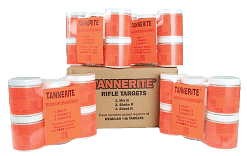 Tannerite Tannerite 1/2 Pound Target, Tan 1/2br Halfbrk    1/2lb   16 Targets  4 Cs Shooting