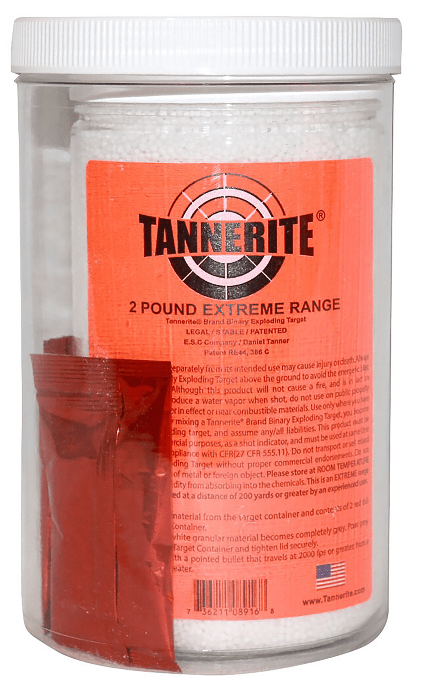 Tannerite Tannerite 2 Pound Target, Tan 2et                2lb      Target   6 Cs Shooting