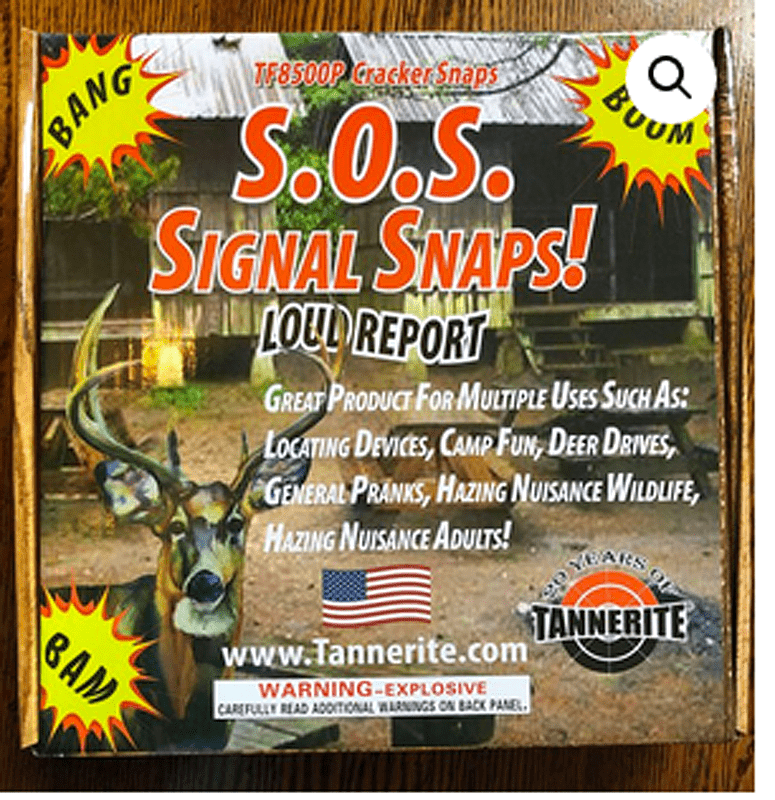 Tannerite Tannerite S.o.s., Tan Sos   Signal Snaps      480 Qty     24 Cs Shooting