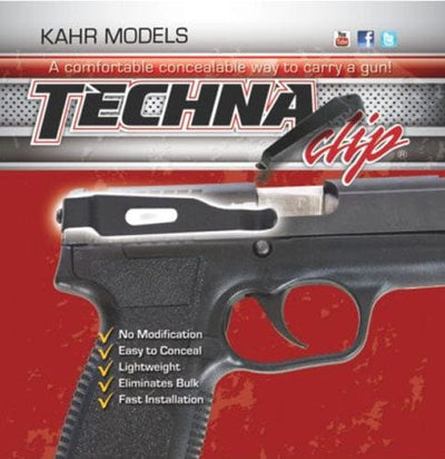 Techna Clips Techna Clip Handgun Retention - Clip Kahr Right Side Holsters And Related Items