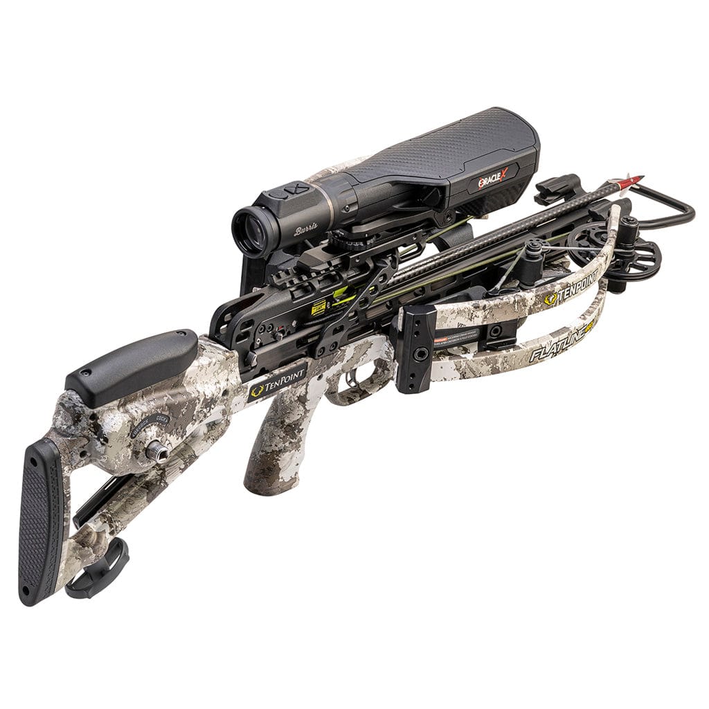 Ten Point Tenpoint Flatline 460 Oracle Crossbow Package Acuslide Burris Oracle Rangefinding Scope Cross Bows