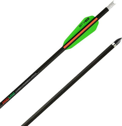 TEN POINT Tenpoint Pro-v 22 Carbon Arrows 22 In. White Alpha Nock 6pk. Archery Accessories